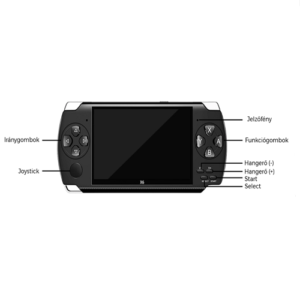 X6 Hordozható videójáték konzol - LCD kijelzővel, beépített játékokkal (BBV) - Image 6