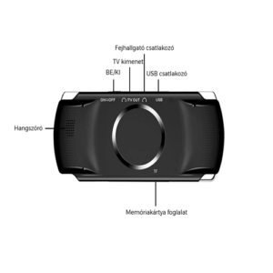 X6 Hordozható videójáték konzol - LCD kijelzővel, beépített játékokkal (BBV) - Image 7
