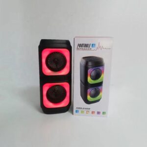 ABS-2402 hordozható party hangszóró RGB LED fényekkel és erős basszussal - Bluetooth hangfal 1800mAh akkumulátorral (BBJH) - Image 4