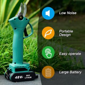 Flinke FK-8083 akkumulátoros ágvágó gép - elektromos metszőolló 1 db 48V akkumulátorral (FX) (BBL) (BBD) (BBA) - Image 3