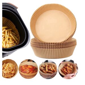 50 db air fryerbe helyezhető kerek sütőpapír - tapadásmentes sütőkosár olaj nélküli sütőhöz - 16 x 4 cm (BBKM)(BBM) - Image 4