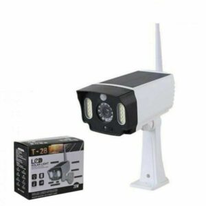 T-28 napelemes, mozgásérzékelős álkamera LED reflektorral, időjárásálló kivitelben - MSK (THM) - Image 7