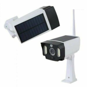 T-28 napelemes, mozgásérzékelős álkamera LED reflektorral, időjárásálló kivitelben - MSK (THM) - Image 5