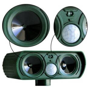 Napelemes, ultrahangos állatriasztó – földbe szúrható, mozgásérzékelővel (BBV) - Image 4