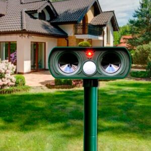 Napelemes, ultrahangos állatriasztó – földbe szúrható, mozgásérzékelővel (BBV) - Image 3