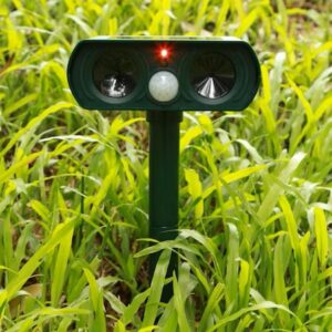 Napelemes, ultrahangos állatriasztó – földbe szúrható, mozgásérzékelővel (BBV) - Image 7