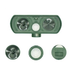 K9 Napelemes mozgásérzékelős állatriasztó - érzékeli a mozgást, majd aktiválja az ultrahangos hangszórót (BBD) (BBV) (BBJH) - Image 13