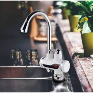 LED kijelzős átfolyós vízmelegítő 3 kW teljesítménnyel, függőleges csatlakozóval (BBL) - Image 3