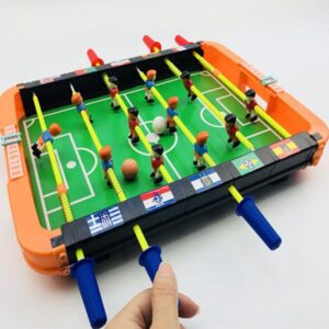 Mini csocsó pálya gyerekeknek - tapadókorongokkal rögzíthető asztali csócsó 2 labdával - 37 cm x 35 cm x 6 cm (BBLPJ) - Image 4