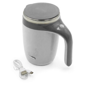 USB-ről tölthető, automatikus, önkeverő bögre hőálló fallal és fedővel - mágneses keverési technológia (BBM) - Image 8