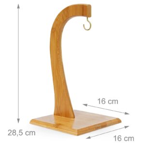 2in1 banán érlelő és frissen tartó kampó bambuszból és fémből - 28,5x16x16 cm (BBKM) - Image 4