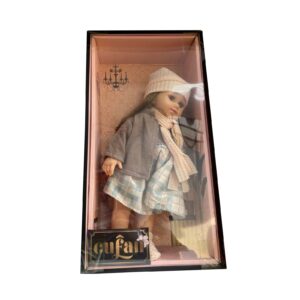 Bella baba - gyönyörű éneklő hajasbaba csinos téli szettben, kötött kiegészítőkkel - 40 cm (BBJ) - Image 3