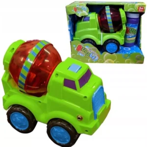 Betonkeverő alakú buborékfújó gép gyerekeknek - vidám színű, zenélő játék (BBMJ) - Image 9