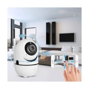 Mozgatható okos WiFi kamera hang- és mozgásérzékelő szenzorral - telefonról irányítható (BBD) (THM) - Image 5