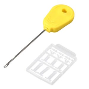 Profi csali felfűző készlet - bojlifúróval, 3 fonott zsinóros, előkötött horoggal, előkével (BBHR) - Image 3