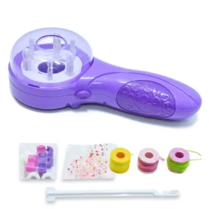 Hamis raszta tincs készítő gyerekeknek - automata, elemes játék rasztásító készülék - 1 perc alatt kibontható, kíméletes, cérnás technika (BBJ) - Image 6