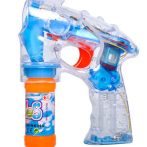 Buborékfújó pisztoly átlátszó műanyagból LED világítással - gyerekeknek, fotózáshoz, esküvőre (BBJ) - Image 6