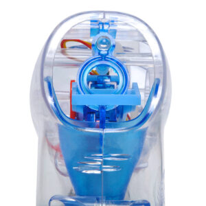 Buborékfújó pisztoly átlátszó műanyagból LED világítással - gyerekeknek, fotózáshoz, esküvőre (BBJ) - Image 10