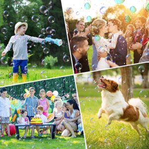 Automata, elemes játék géppuska távcsővel és színes LED világítással - percenként 10 000 buborékot fúj (BBJ) - Image 3