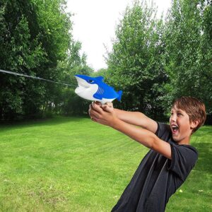 Cápa alakú vízipisztoly gyerekeknek úszószemüveggel - kék (BBJ) - Image 3