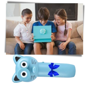 Aranyos, cica mintás lasszó vető macskajáték varázslatos lebegő madzaggal - játssz együtt a cicáddal! (BBJ) - Image 4