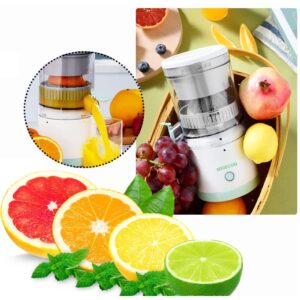 USB elektromos citrus- és gyümölcsfacsaró - nagy kapacitású gyümölcslé készítő - 0,6 L (BBV) (BBA) - Image 5