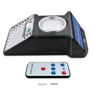 CL-S59 távirányítóval vezérelhető kültéri napelemes riasztó rendszer kék-piros jelzőfénnyel (BBL) - Image 6