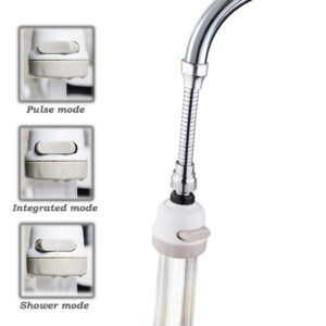 Konyhai csaptelepre szerelhető zuhanyfej flexibilis szárral - több fokozatban állítható, víztakarékos (BBM) - Image 7