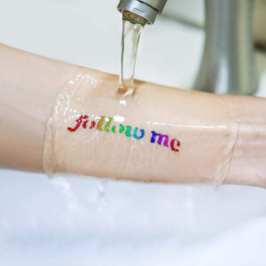 Glitter tattoos kit - 24 db színes csillámporral, rengeteg felragasztható sablonnal, ecsetekkel és ragasztókkal (BBJ) (BBLPJ) - Image 4