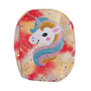 Csillogó és világító unikornis hátizsák kislányoknak beépített LED-ekkel, puha plüss anyagból - 23 x 7 x 28 cm (BBLPJ) - Image 3