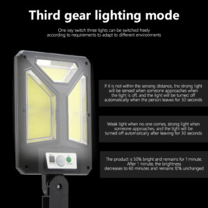 CUBE 88 LED-es napeles mozgásérzékelős fali lámpa - 180W (BBV) - Image 5