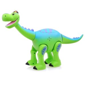 Sétáló, világító és zenélő brontosaurus kobrával és kisegér alakú távirányítóval (BBJ) - Image 4