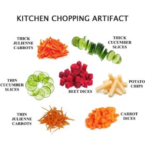 Easy Slicer könnyen tisztítható automata kézi zöldségszeletelő készülék - biztonságos, ujjvédő kialakítással (BBM) - Image 4