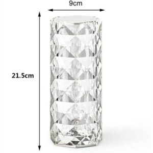 Érintésvezérelt vezeték nélküli henger alakú asztali lámpa USB porttal - hideg- és melegfehér fényű hangulatvilágítás (BBJ) - Image 10