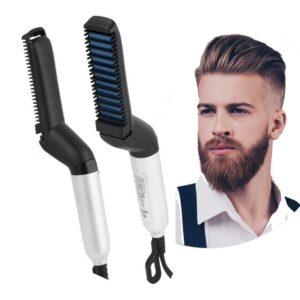 Többfunkciós elektromos haj- és szakállformázó fésű férfiaknak - 120°C-os optimális hőmérséklet, 10W (BBM) - Image 3