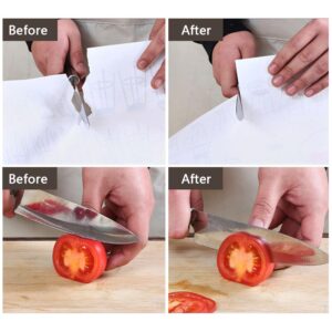 USB-ről működtethető elektromos késélező 3 finomsági fokozattal és erős műanyag házzal - 23,5 x 9 x 6,5 cm (BBV) - Image 6