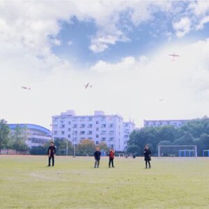 BLACK Akkus eldobós hungarocell modell repülő (36 cm) (BBJ) - Image 4