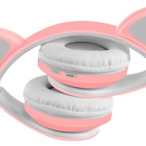 Cicafüles vezeték nélküli fejhallgató - rózsaszín-fehér (BBD) (THM) (BBJH) (BBV) - Image 5