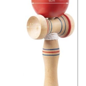 Fából készült készségfejlesztő játék (kendama) - csíkos (BBJ) - Image 10