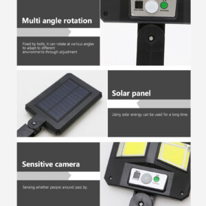 CUBE 88 LED-es napeles mozgásérzékelős fali lámpa - 180W (BBV) - Image 7