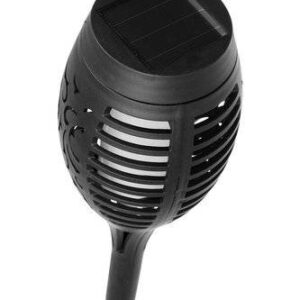 Leszúrható, napelemes, fáklya hatású dekor lámpa melegfehér fénnyel és láng mintával - 51 cm, időjárásálló -1 db (BBV) - Image 10