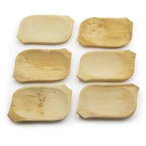 13 részes fatányér készlet - fából készült kínáló szett - 1 db 60 x 20 cm-es tál és 12 db tányér (BBE) (BBA) - Image 8