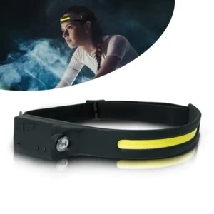 Kézmozdulatokkal vezérelhető LED fejlámpa-  extra könnyű, állítható méretű, vékony és kényelmes LED fejpánt mozgásérzékelővel (BBV) - Image 3