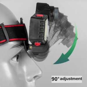 W685 multifunkciós LED fejlámpa beépített akkumulátorral - brutál fényerő (BBV) (BBL) - Image 3