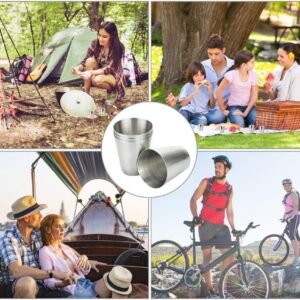 4 részes utazó pálinkás pohár szett - 0,7 dl-es fém kupica készlet praktikus bőr tokban (BBL) - Image 3