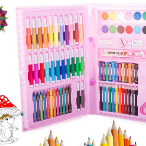 86 részes kreatív festő színező rajzkészlet - rózsaszín (BBJ) - Image 5