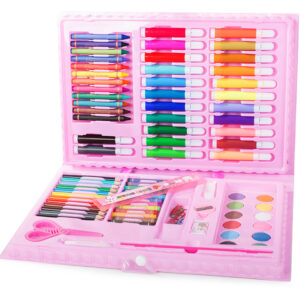 86 részes kreatív festő színező rajzkészlet - rózsaszín (BBJ) - Image 7