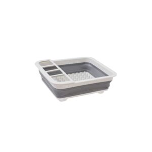 Hordozható, összecsukható, állítható méretű szilikon edényszárító - nyaralóba, mini konyhákba, vidéki házakba, kollégiumba (BBM)(FX) - Image 6