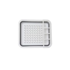 Hordozható, összecsukható, állítható méretű szilikon edényszárító - nyaralóba, mini konyhákba, vidéki házakba, kollégiumba (BBM)(FX) - Image 9