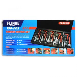 Flinke 138 részes menetjavító készlet praktikus tárolóbőröndben (BBL) (BBE) - Image 5
